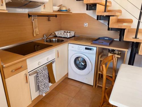 Η κουζίνα ή μικρή κουζίνα στο Mi Casa