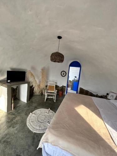 Bahareque glampingにあるベッド