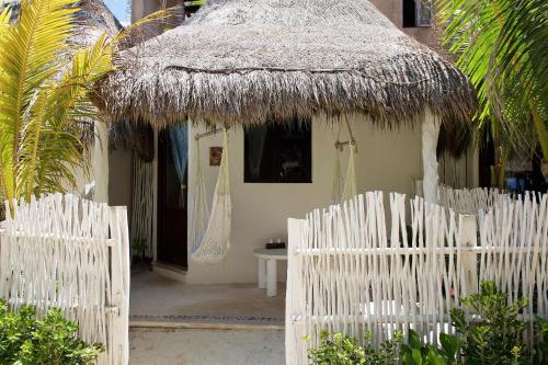 Κήπος έξω από το Punta Piedra Beach Posada