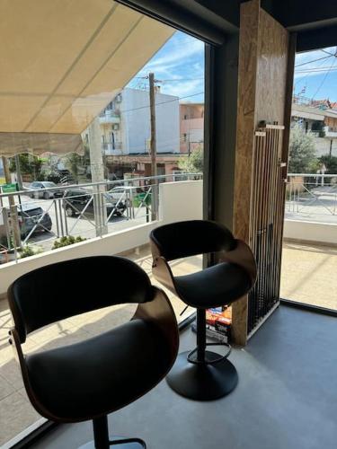 Χώρος καθιστικού στο The Loft. Gerakas.