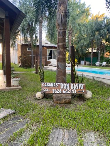 Taman di luar Cabañas Don David