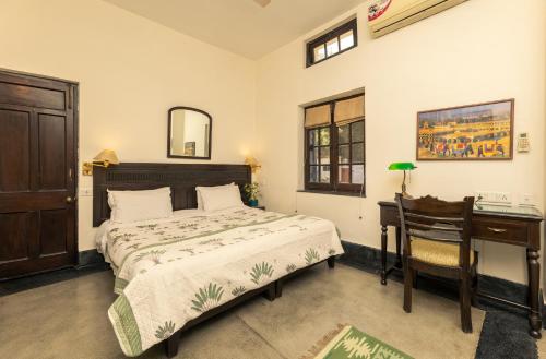 Posteľ alebo postele v izbe v ubytovaní Lutyens Bungalow