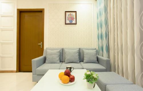 Χώρος καθιστικού στο Saigon Downtown - Rivergate Residence