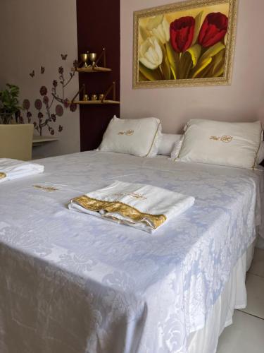 Postel nebo postele na pokoji v ubytování Flat JK 103