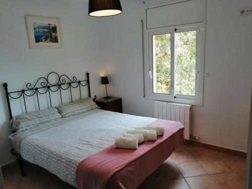 Ένα ή περισσότερα κρεβάτια σε δωμάτιο στο VillaSolimar