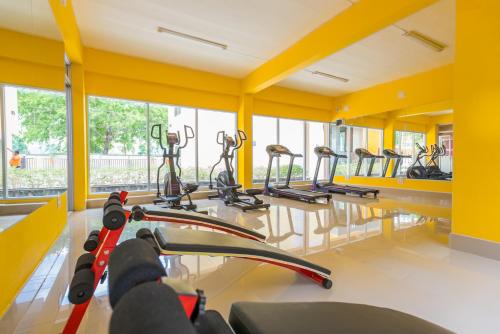 Fitness centrum a/nebo fitness zařízení v ubytování The Bua Boutique Resort