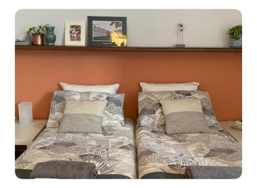 Ένα ή περισσότερα κρεβάτια σε δωμάτιο στο Suite Lago blu