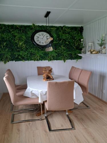 Ruang duduk di Ferienhaus am Edersee-scheid