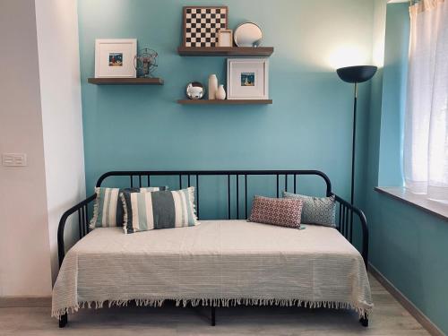 Cama o camas de una habitación en Casa La Ola Azul