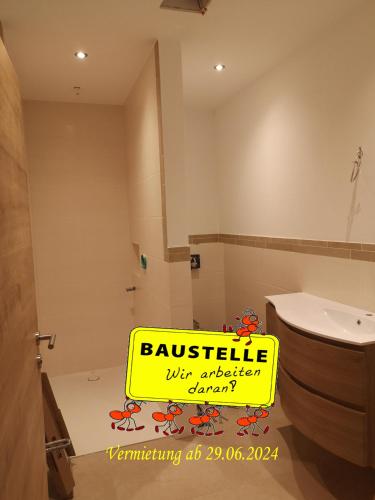 A bathroom at Ferienwohnung Buchmann