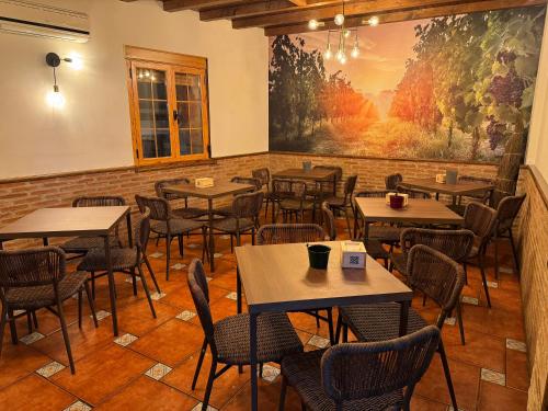 Εστιατόριο ή άλλο μέρος για φαγητό στο Hostal El Descanso Del Emperador