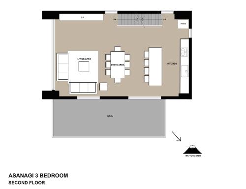 a floor plan of a house at Asanagi by H2 Life in Niseko