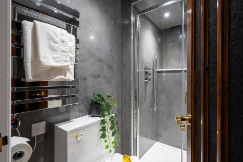 Koupelna v ubytování Commandery Vaults - Luxury Apartment in City Centre with SKY TV