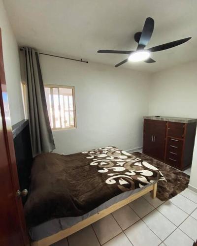 Postel nebo postele na pokoji v ubytování Depa en el centro de Calvillo G