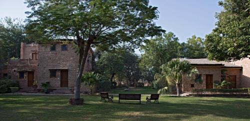 Zahrada ubytování MANVĀR SHERGARH, THE DESERT RESORT