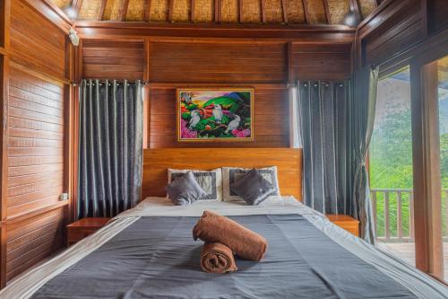Кровать или кровати в номере Cabana Bali Villa