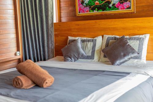 Кровать или кровати в номере Cabana Bali Villa