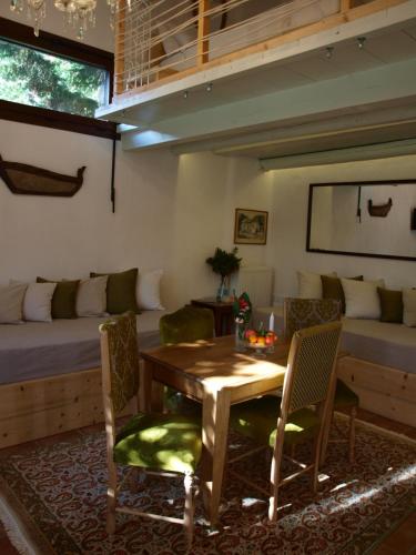Χώρος καθιστικού στο Country House Spitaki Λόχος