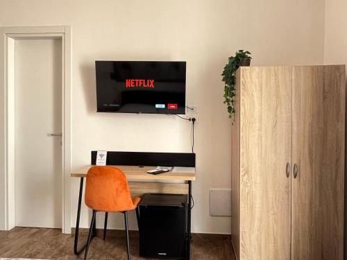 TV a/nebo společenská místnost v ubytování Il Civico 2