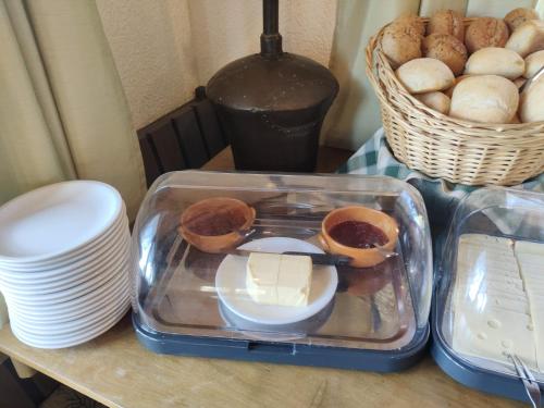 Comida en la casa de huéspedes o alrededores