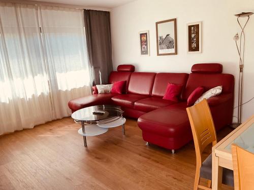 Posezení v ubytování Ferienwohnung Raevenhof