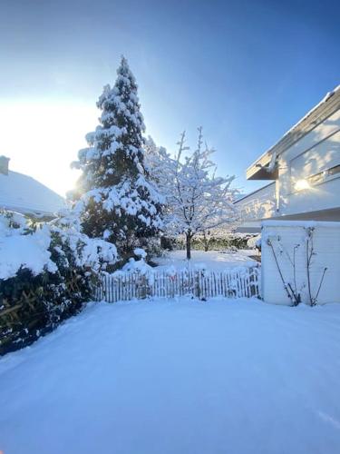 Cozy home in South-germany v zimě