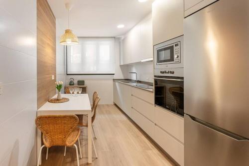 Η κουζίνα ή μικρή κουζίνα στο OK home.