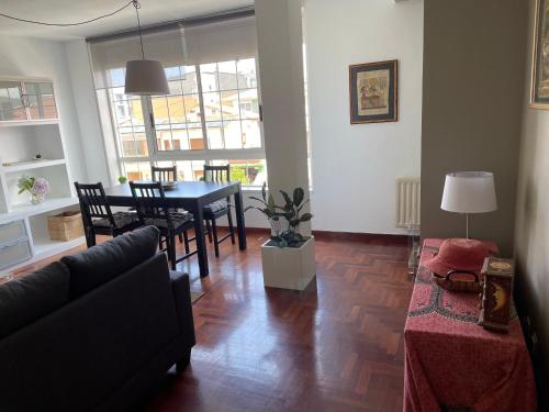 Ruang duduk di Precioso duplex en Nigrán