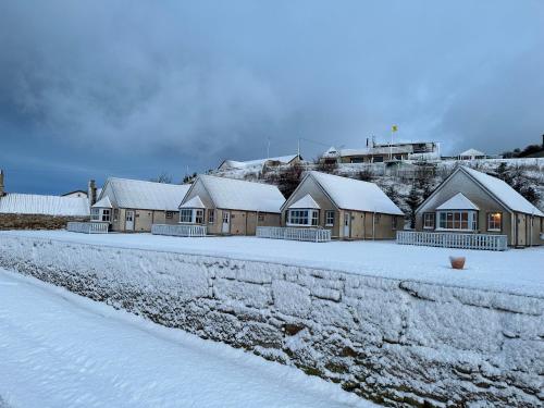 Dolphin View Cottages 2 v zimě