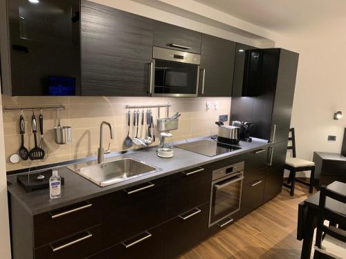 Кухня або міні-кухня у John Sea Suites