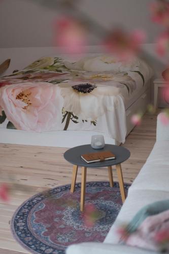 Ruang duduk di B&B Buurvrouw Buurman