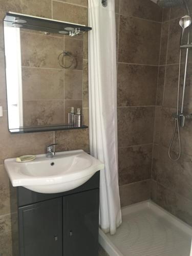 Koupelna v ubytování maisonette Cosi