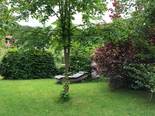 Un jardín fuera de Kouzelná maringotka