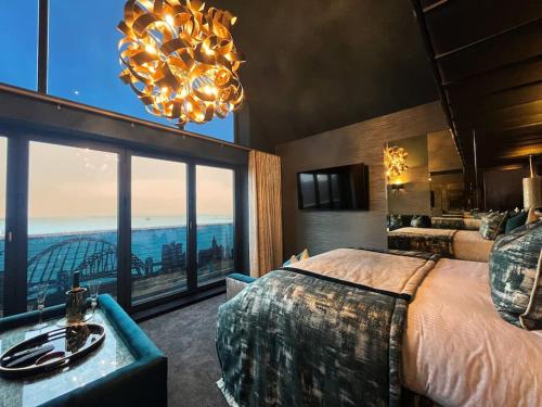 Voodi või voodid majutusasutuse Highlights Views, Overlooking Mouth of the Tyne toas