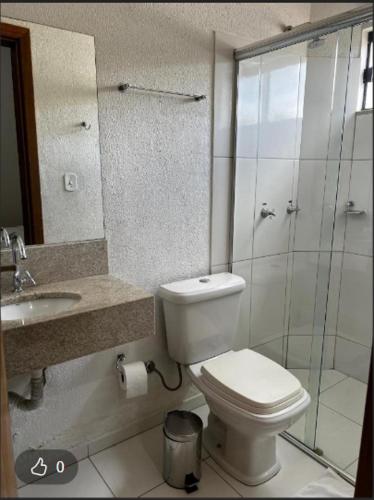 Phòng tắm tại Paineiras Park Hotel