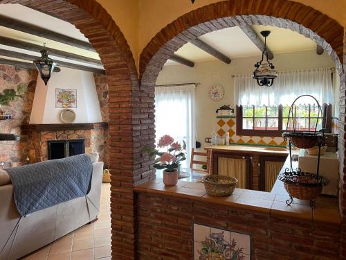 Χώρος καθιστικού στο El Pinsapo Casa Rural