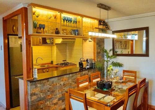 Una cocina o cocineta en Portugal L y D