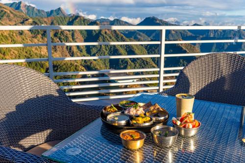 Jídlo v vily nebo okolí