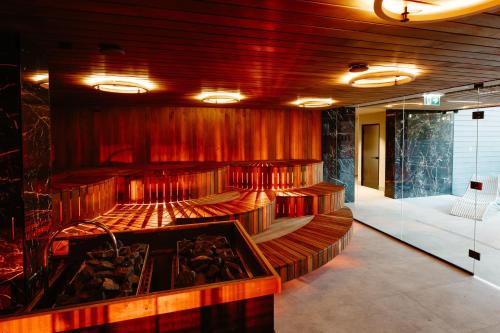 Postel nebo postele na pokoji v ubytování Viimsi Spa & Waterpark