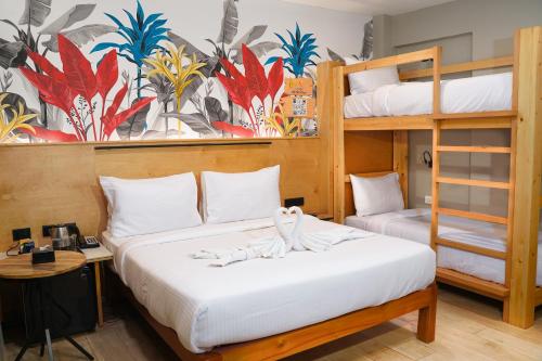 Cama o camas de una habitación en Indie Stays Goa