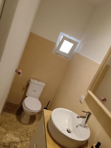 Koupelna v ubytování Studio maillane