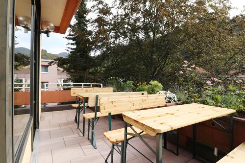 Balkón nebo terasa v ubytování Schwarzwaldhorst Fewo 2 - mit 4 Schlafzimmer - Todtnau, Liftverbund Feldberg