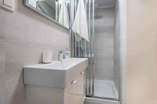 Koupelna v ubytování Studio Apartman Tonka