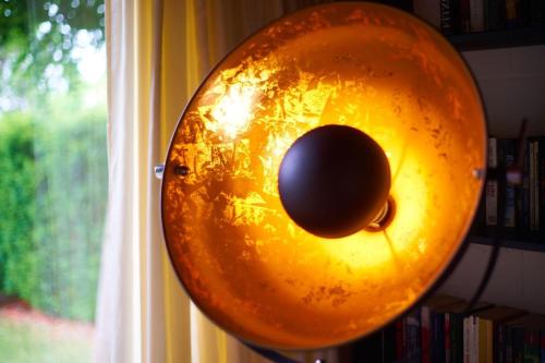 a close up of a human eye hanging from a window at Ferienhaus für 4 Personen ca 63 qm in Möhnesee, Sauerland Möhnesee in Möhnesee