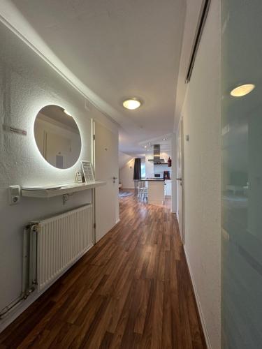 Kuchyň nebo kuchyňský kout v ubytování FeWo Haus Lübeck Sereetz Ostsee