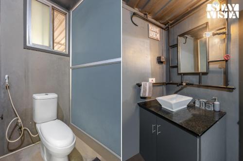 Ένα μπάνιο στο The Black Box- Pet Friendly at Puducherry by StayVista