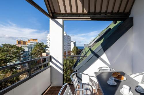 Balkón alebo terasa v ubytovaní Deluxe Apartments Turystyczna by Noclegi Renters