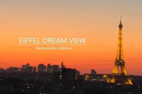 Parisian flat Eiffel tower view