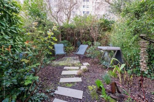 Appartement design avec jardin privatif