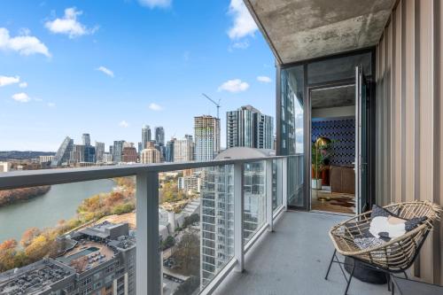 Balkón nebo terasa v ubytování Austin Condo Hotel